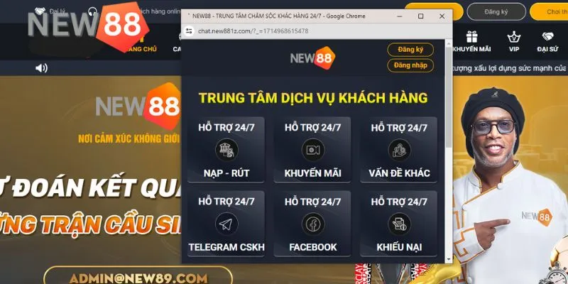 Liên hệ đến bộ phận CSKH nếu gặp trục trặc khi nạp tiền