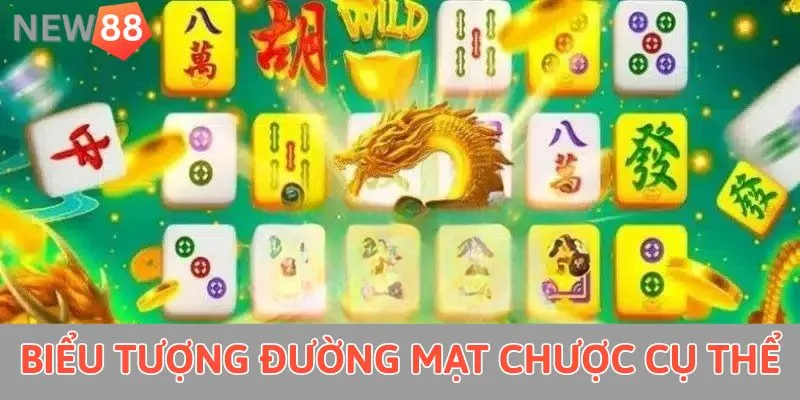 Biểu tượng đường mạt chược cụ thể 