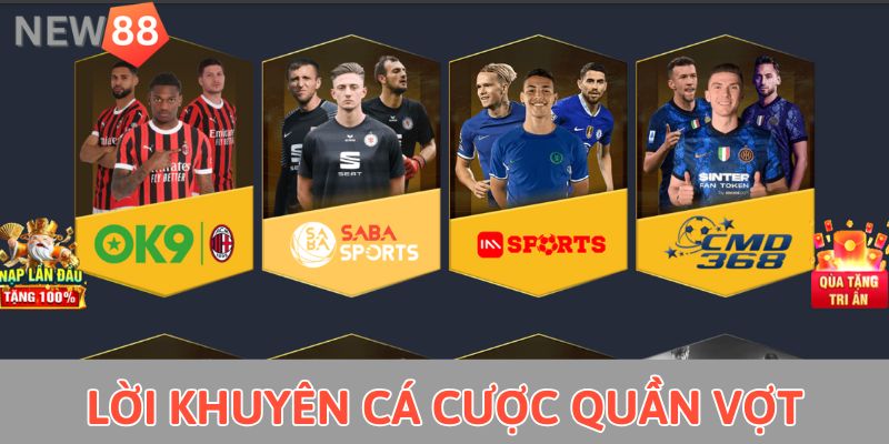 Lời khuyên cá cược quần vợt 